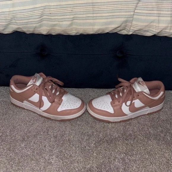 Nike Women's Sneakers in White/Rose Whisper💕 - Picture 2 of 7